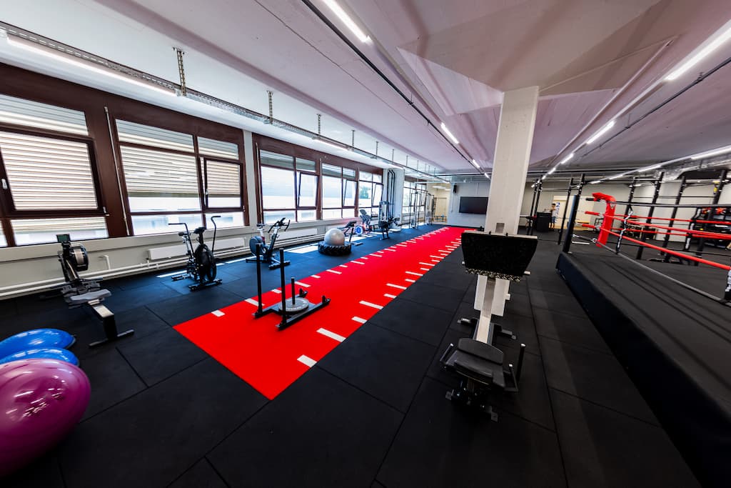 Ring de boxe pour le coaching en petit groupe privé chez GymNeva
